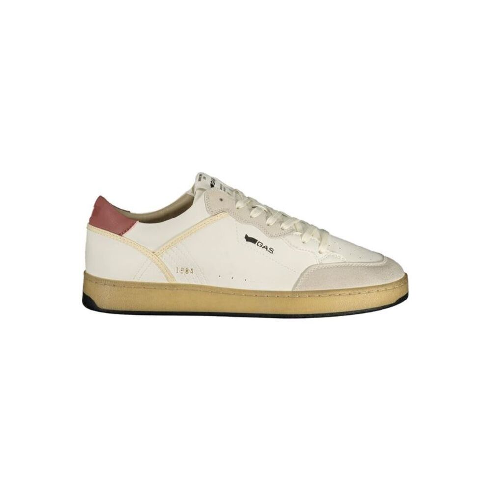 Gas White Polyurethane Men Men's Sneaker